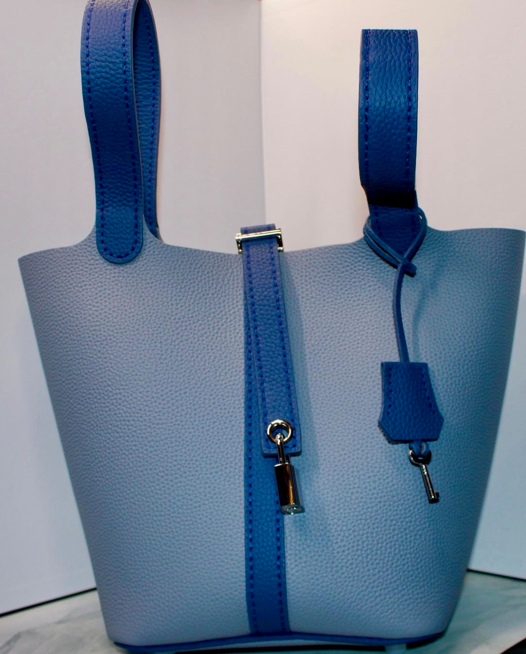 Blue Lady Pi π Tote Bag