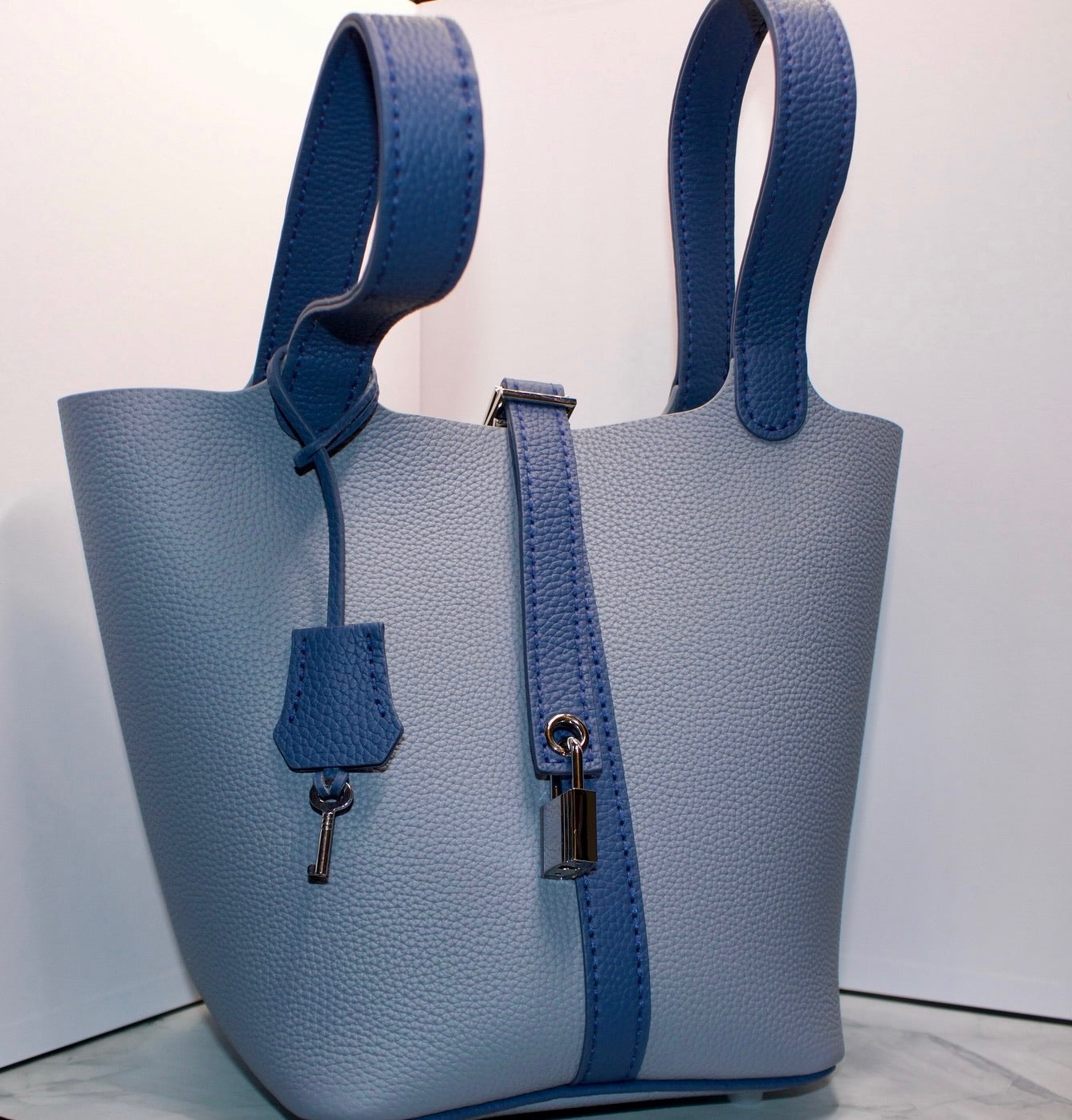 Blue Lady Pi π Tote Bag