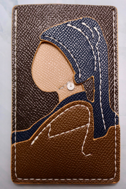 Pearl Girl Card Holder Wallet